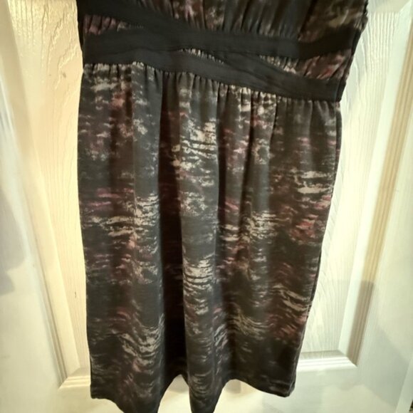 Free People Elegant Black and Gray Lace Mini Dress - Picture 3 of 6